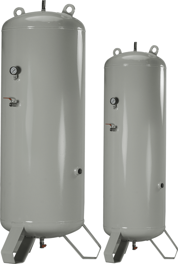 خزان هواء عمودي